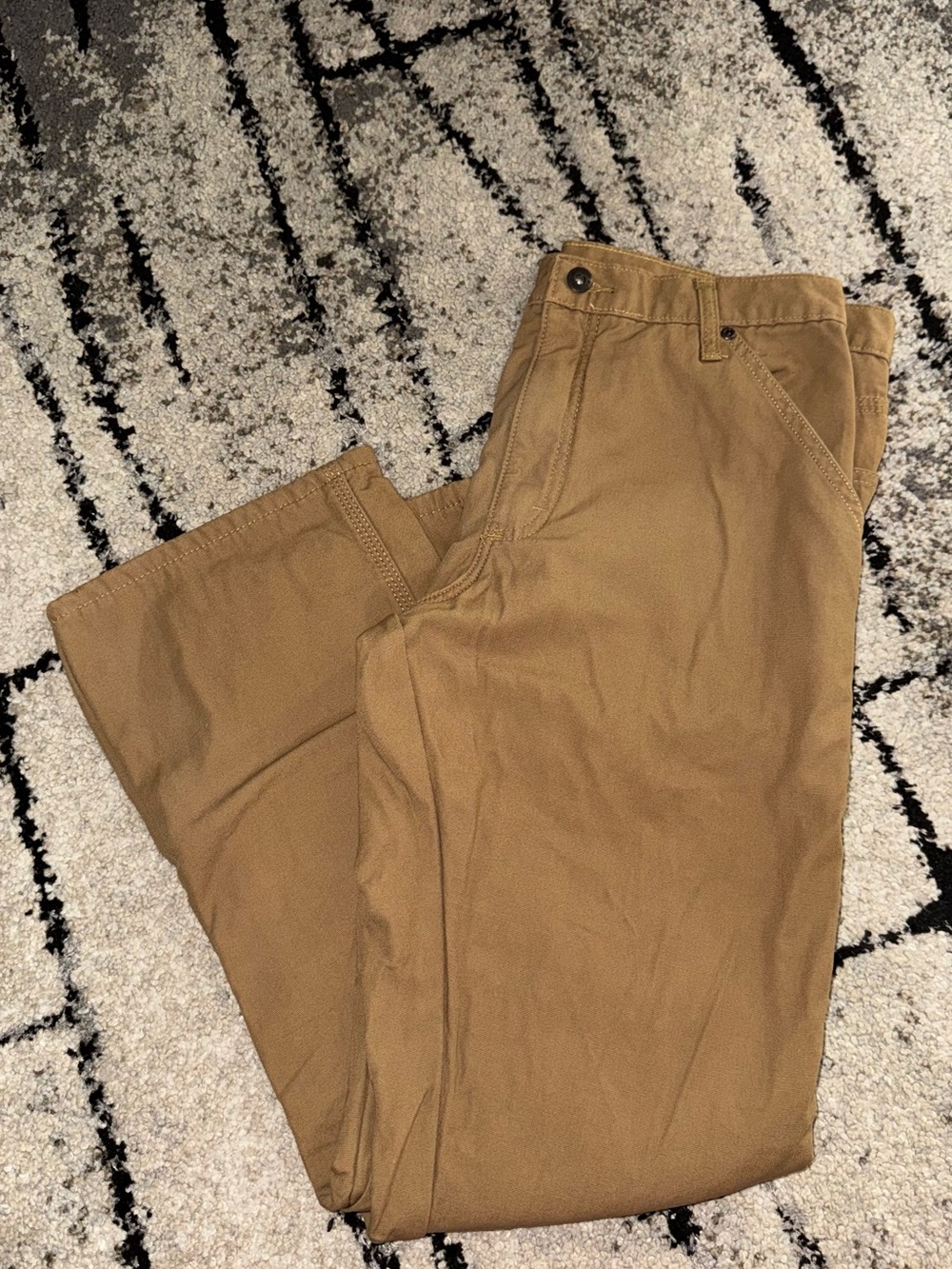 Wrangler Men's Khaki/Tan Straight Leg Chinos